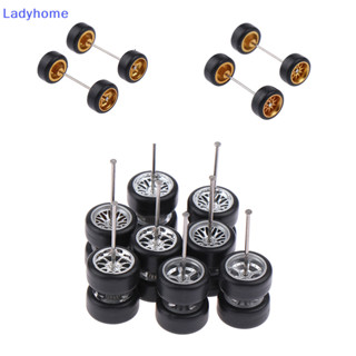 Lady Sáng Tạo ABS Cơ Bản Sửa Đổi Phần Xe Đồ Chơi Cho Hotwheels Tomica Mini GT 1 Bộ 1 / 64 Mô Hình Bánh Xe Ô Tô Với Lốp Cao Su VN