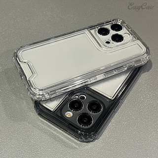 [Ba trong một] Ốp điện thoại chống rơi bốn góc cấp quân sự cho iPhone 15, 14, 13, 12, 11 Pro Max Ốp lưng cứng acrylic, chống rơi và chống trượt trong suốt