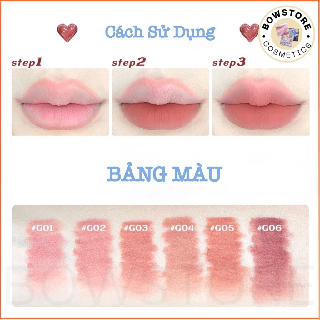 Chì Kẻ Viền Môi GOGO TALES viền môi 3D hack môi Velvet Fog Lipliner GT531 GOGO152 | BigBuy360 - bigbuy360.vn