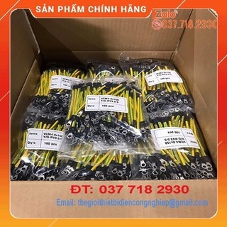 Dây nhảy TE bấm sẵn đầu cose cho hệ thống tiếp địa, tiếp địa năng lượng mặt trời. Loại 500sợi/ bịch (2.5mm2, 4mm2, 6mm2)