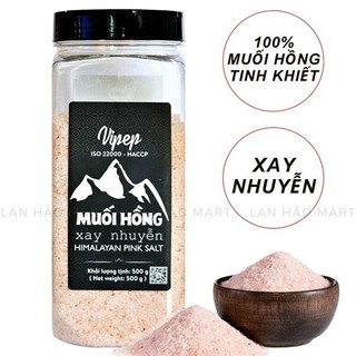 Muối Hồng Himalayan Vipep Xay Nhuyễn 500g