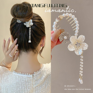 Xiangfujutinggoddess kẹp tóc, kẹp tóc hoa đẹp, kẹp tóc ngọc trai, kẹp tóc bướm, kẹp tóc hoa trâm cài Trung Quốc, kẹp tóc hoa trâm cài Trung Quốc, lê giả