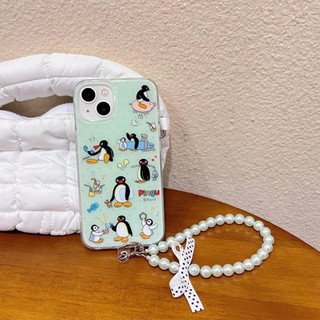 Ốp Lưng Cứng Tương Thích Với iPhone 12 12Pro 12ProMax 13 13Pro 13ProMax 14 14Pro 14ProMax 15 15Pro 15ProMax Pingu Họa Tiết Chim Cánh Cụt