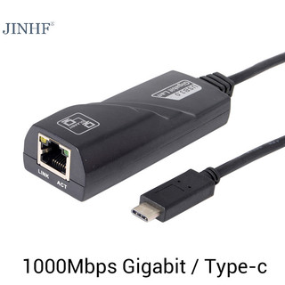 Cáp chuyển đổi mạng lan lan jinhf 1000mbps type-c sang rj45 gigabit ethernet hot