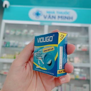 Băng keo lụa bản nhỏ vidugo 1.25cmx4m