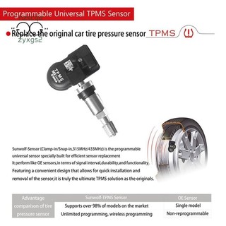 Cảm biến MX có thể lập trình 315MHZ + 433 MHz Hệ thống giám sát áp suất lốp 2 trong 1 đa năng TPMS Tool-Program cho-