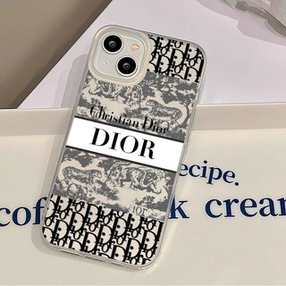 Ốp điện thoại di động thương hiệu sang trọng cho iPhone 11 / 16 sơn dầu hoa iPhone 12 / 13 / 14 15 pro max chống rơi và chống sốc silicone mềm sương mù bảo vệ