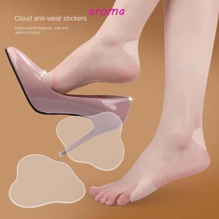 Aroma 2 Cái / bộ Miếng dán bảo vệ gót chân, Miếng dán chống mài mòn Miếng dán đệm chân Miếng dán gót chân vô hình, Công cụ chăm sóc bàn chân trong suốt chống thấm nước thoải mái Unisex