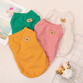 Mùa Hè Mỏng Áo Vest Không Tay Chó Nhỏ Teddy / Pomeranian Bichon Nhà Máy Bán Buôn Thú Cưng Mèo Quần Áo Cho Chó