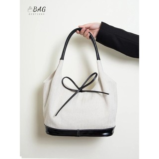 Hàn Quốc Niche Khâu Vải Tote Retro 2024 Phong Cách Mới Đi Lại Túi Xách Phù Hợp Với Vai Nách Túi