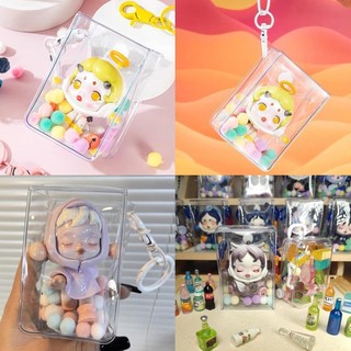 Ba Chiều Đi Bộ Túi Cho Bé Pvc Trong Suốt Túi Lật Túi Bảo Quản Mini Cover Treo M6D0