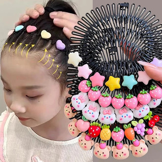 Lược cài tóc tàng hình đính đá lấp lánh cho nữ