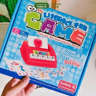 Bộ học từ vựng ghép chữ tiếng anh Literacy Fun Game