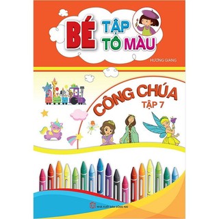 Sách bé tập tô màu công chúa - tập 7