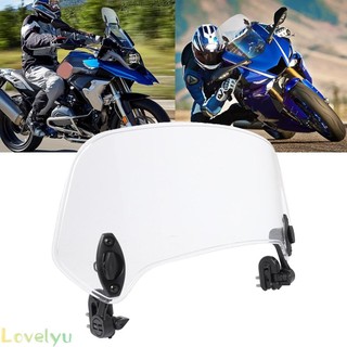 ⭐LOVE⭐ Motorcycle Windshield Deflector Spoiler Adjustable for Enhanced Wind Protection[Overseas Products]