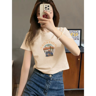 Áo  Croptop Thun Ngắn Tay  Cổ Tròn Nữ Cotton 100% Cao Cấp SWELEE 0035