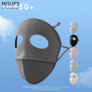Kem chống nắng MISUPS, lụa băng thoáng khí không dấu vết, khăn che mặt chống tia cực tím bốn mùa