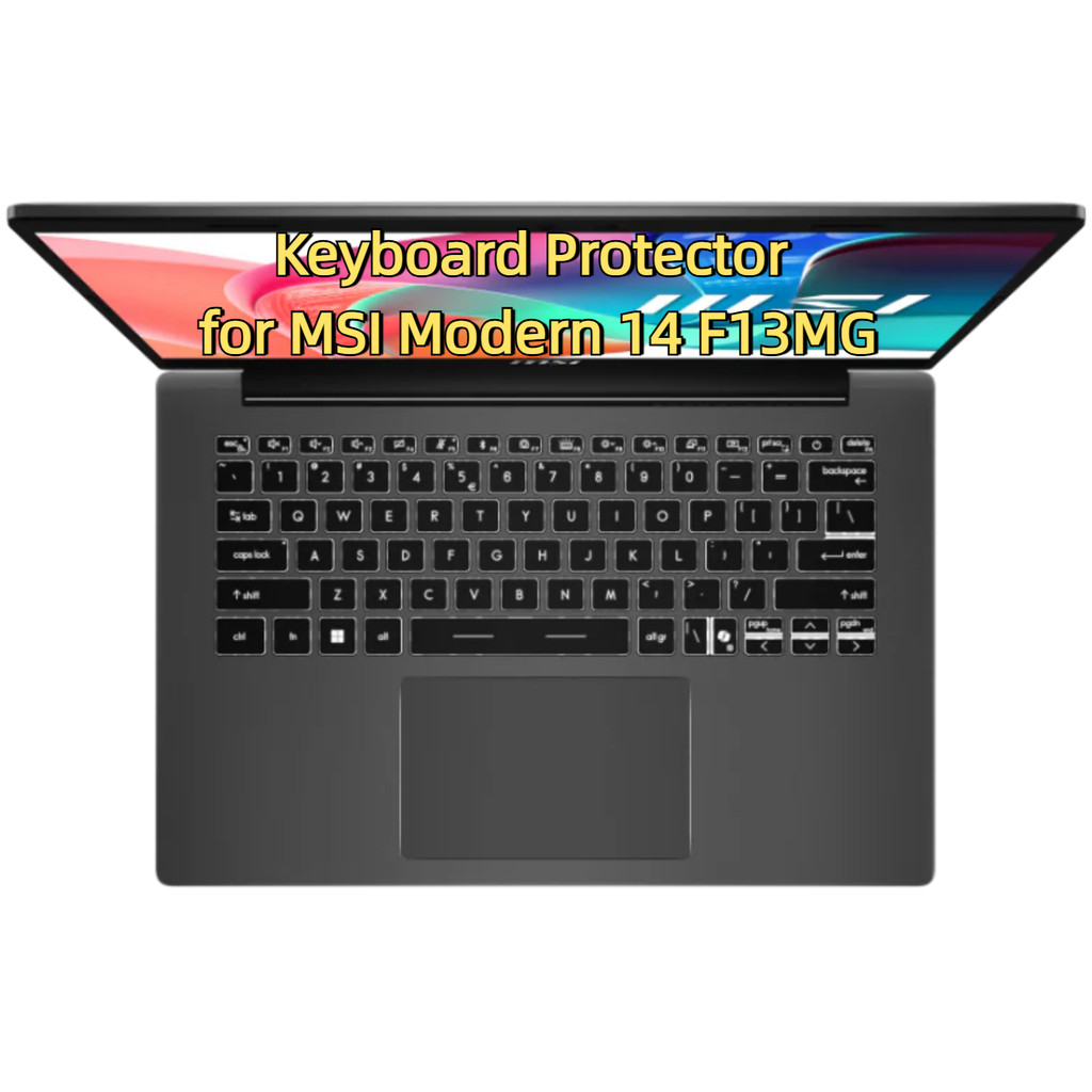 Bảo vệ bàn phím cho MSI Modern 14 F13MG 029 Vỏ bàn phím Bàn phím TPU Flim