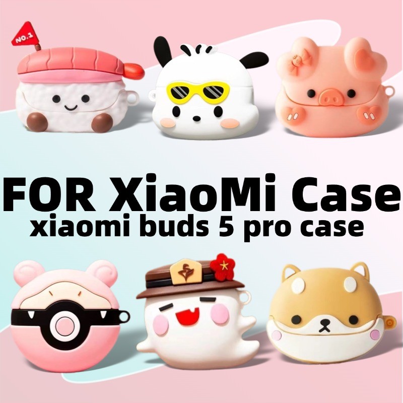 Dành Cho xiaomi Buds 5 pro Vỏ Tai Nghe Chống Sốc xiaomi Buds 5 pro Vỏ Silicon Chống Sốc