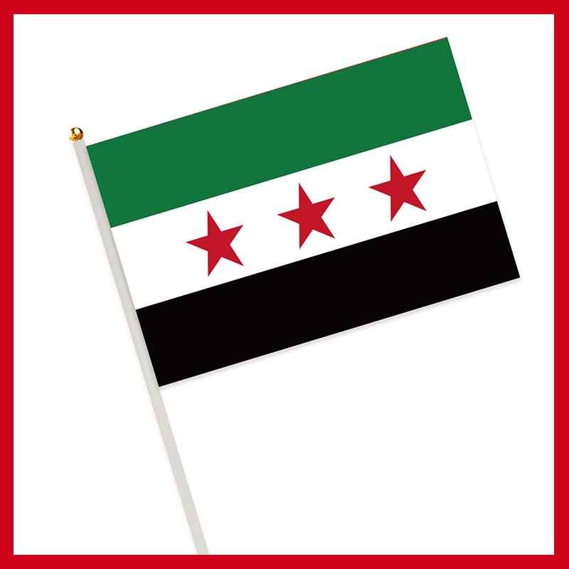 3 Lá cờ Syria Trang trí tiệc thế giới