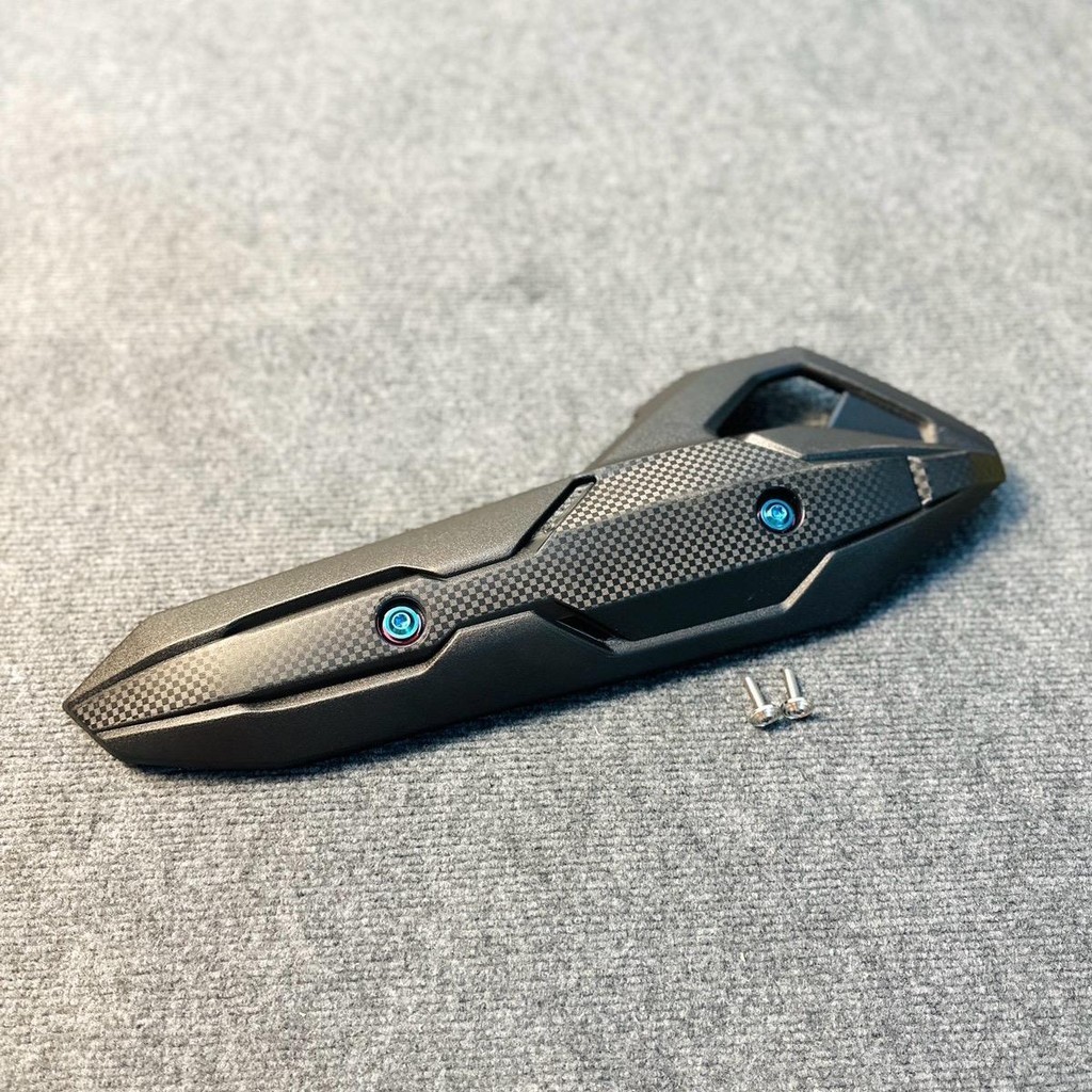 Ốp Pô AB 2016 - 2019 Che Pô Đen Air Blade Tặng Kèm Ốc Titan và Salaya, ốp che pô thay thế