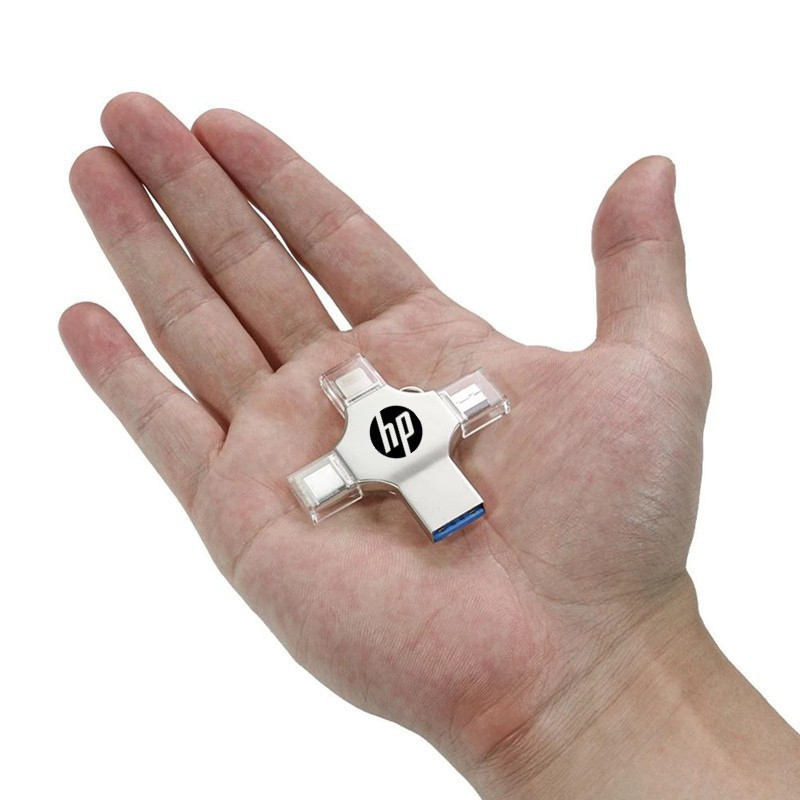 Ổ đĩa flash 4 trong 1 2TB USB 3.0 1TB 512GB đĩa flash OTG 256GB 128GB Pendrive cho i / o / s Android