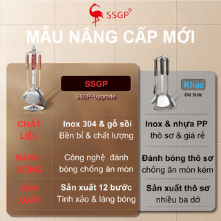 Vá lẩu inox 304 Stuttgart  SSGP SS11806 Vá múc lẩu, Muôi lẩu, Muỗng canh, muôi múc canh, Vá lẩu to