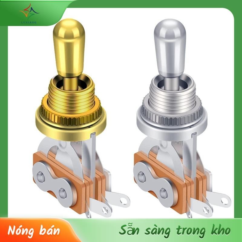 [Luxiang.vn] 2 Miếng 3 Chiều Đàn Guitar Chuyển Đổi Công Tắc Đàn Guitar Điện Pickup Selector Guitar Switch, Công Tắc Chọn Đàn Guitar Điện Núm