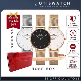 [Chính Hãng]Đồng hồ nữ daniel wellington classic petite dây kim loại dw chính hãng fullbox check code