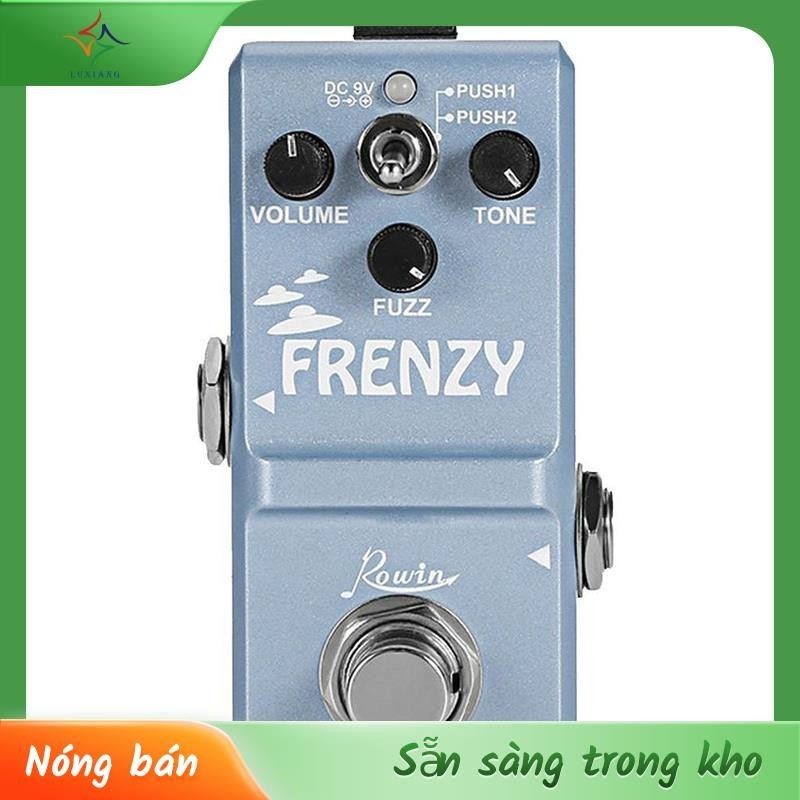 [Luxiang.vn] Rowin LN-322 FRENZY Guitar Effect Pedal Classic Fuzz Tone Creamy Violin-Like Sound Mini Full Metal Shell 2 chế độ