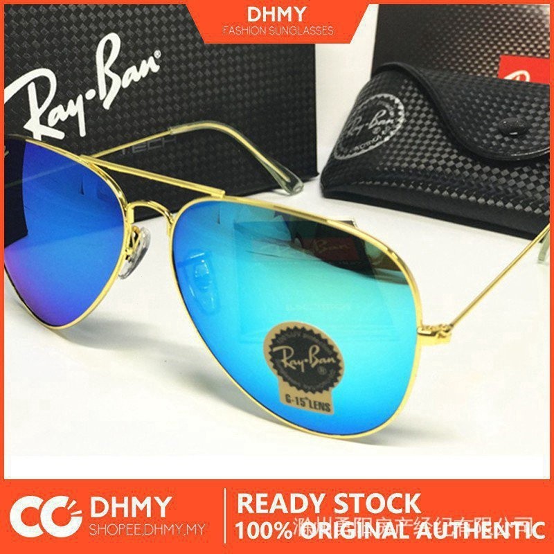 Kính râm phi công phân cực Rayban Rayban Fashion fj32 omsn