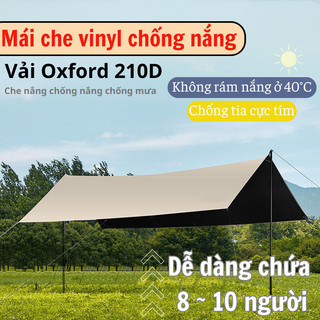 Tấm Tăng Lều Tank TOM&TOM Bạt Che Nắng Chống Mưa Cao Cấp, Bạt Lót Cắm Trại Du Lịch Dã Ngoại Tiện Lợi