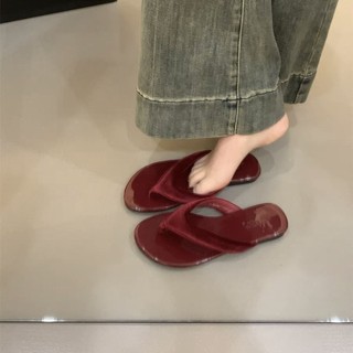 Dép đế phẳng đơn giản thời trang