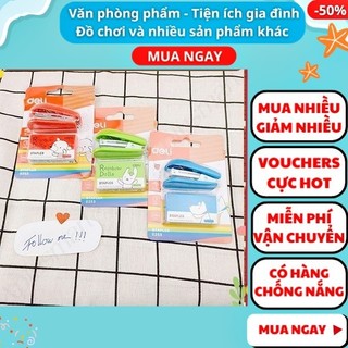 Bấm kim deli tặng kèm kim ✅ freeship 🚛 bấm kim deli tặng kèm kim - aplusmart