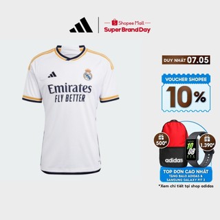  adidas Bóng đá Áo Đấu Sân Nhà Real Madrid 23/24 Nam trắng HR3796