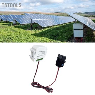 TSTOOLS Đồng hồ đo năng lượng thông minh WiFi cho màn hình tiêu thụ tuya một pha với rơle 80A CT Máy biến dòng hiện tại Kẹp 90‑250VAC