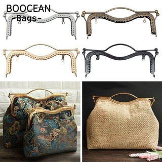 Boocean ví khung kiss clasp, túi phần cứng ví kim loại khung khóa, mini vintage ví khung túi làm