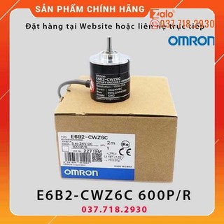 Bộ mã hóa vòng quay Encoder Omron E6B2-CWZ6C 600 xung (600p/r), nguồn 5-24VDC, Bộ mã hóa vòng quay 600 xung E6B2-CWZ6C