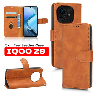 Dành Cho Vivo V60 Lite IQOO Z9 Turbo Z9Turbo + Z9X V50 Y39 2024 Giá Đỡ Vỏ Điện Thoại Ví Da Lật Vỏ PU VivoV60 IQOOZ9 IQOOZ9Turbo + Vỏ Giá Đỡ Từ Tính Chống Sốc Ốp Lưng