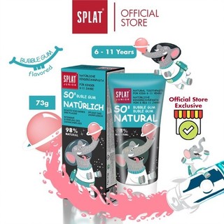 Kem Đánh Răng Cho Bé Từ 6 - 11 Tuổi Vị Kẹo Cao Su SPLAT Junior Thành Phần Tự Nhiên Bảo Vệ Khoang Miệng 73g