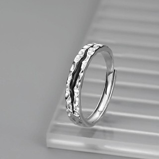 Cặp đôi nhẫn cưới bán buôn xu hướng cá tính mở có thể điều chỉnh nhẫn cặp đôi cưới nhẫn đính hôn cho nam nữ