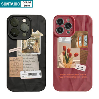 Suntaiho Ngộ nghĩnh Dễ Thương Vỏ Graffiti Dán Họa Tiết Ốp Điện Thoại Cho Iphone 15 14 12 13 11 Pro Max IP 7 8 Plus Iphon X Xs XR Xs Max Silicone Mềm Cao Cấp Chống Sốc Ốp Lưng