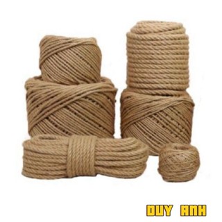 Dây thừng 4mm,5mm,6mm,8mm,10mm, dây thừng trang trí, dây đay, làm handmade, decor, cào móng mèo