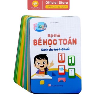Bộ Thẻ Flashcard Bé Học Toán dành cho trẻ từ 4-6 tuổi