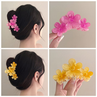 Kẹp tóc hoa nhựa lãng mạn cho nữ