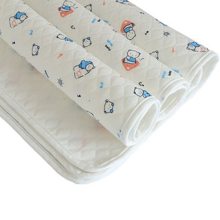 Tấm lót chống thấm Trắng hình Gấu nhỏ