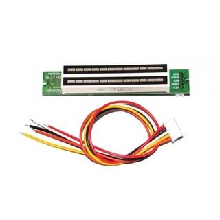 Đôi 12 kênh kép LED âm nhạc phổ tần mức đèn báo âm thanh Đèn báo LED