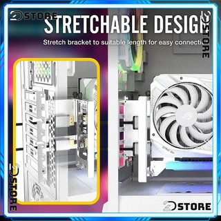 BỘ DỰNG DỌC VGA KÈM RISER EZDIY ARGB VERTICAL GPU MOUNT WITH PCIE4.0 RISER CABLE