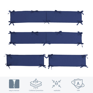 Nôi Rail Cover An toàn cho trẻ em Nôi Rail Cover Premium Baby Bed Rail Guard Cover Mềm bền với cài đặt dễ dàng Bảo vệ tối ưu cho giường tập đi Đông Nam