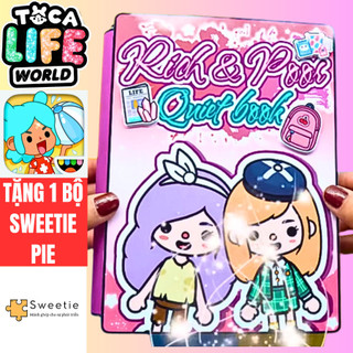 ĐỒ CHƠI NGÔI NHÀ BÚP BÊ GIẤY CẮT THỦ CÔNG DIY - Ngôi nhà của bé  Rich and Poor In Quiet Book.